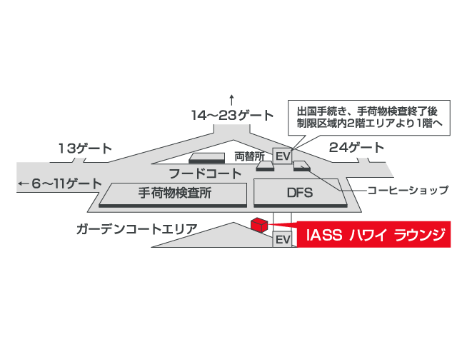 IASS ハワイ ラウンジ